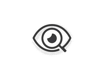 Eye eye glass logo looking magnify mark search