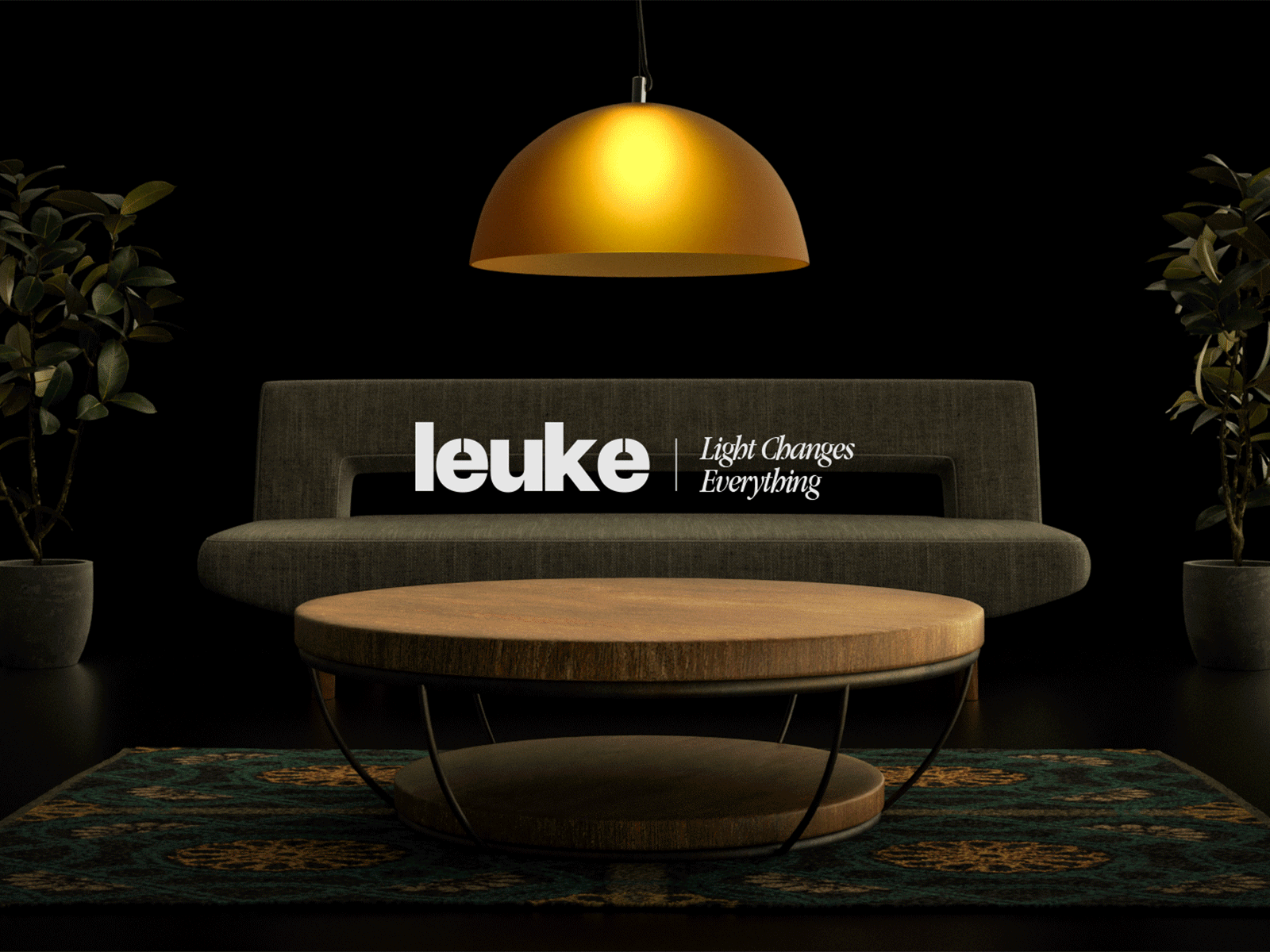 Leuke | Brand Identity 3d adobe animation architecture brand branding cgi furniture graphic design illustration logo naming stationary visual identity visualization