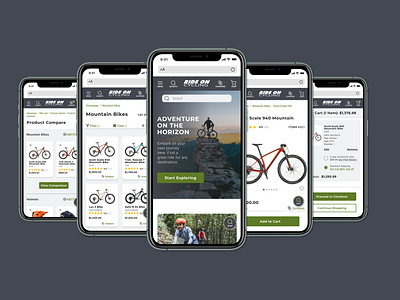 E-Commerce: RideOn Mobile Web