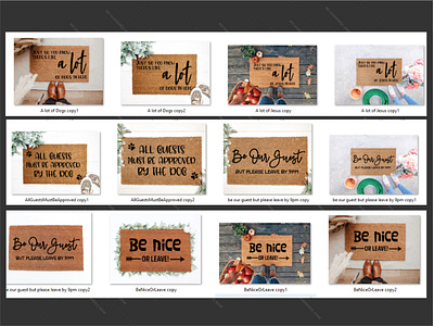 Design and mockups created for client