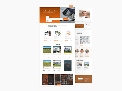 A real-estate website homepage design real estate realestate ui ui design uiux uiuxdesign ux uxdesign
