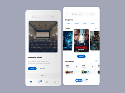 movie booking App app branding design logo typography ui ui design uiux ux ux design uxui