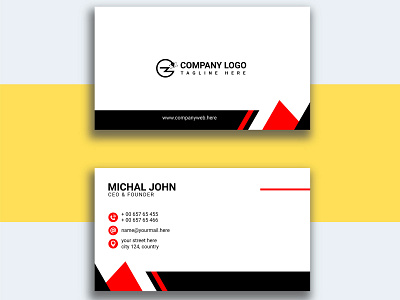 Business Card Design banner branding business card design graphic design letterhead social media post