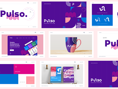 Pulso Design System Visual Identity Proposal branding colors design gradient graphic design illustration logo presentation typography vector visual identity web