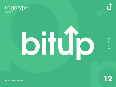 Bitup bitcoin branding cryptocurrency logo logotype