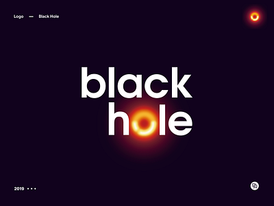 Black Hole black hole colors cosmos dark fire historical illustration light logo science space ui ux design