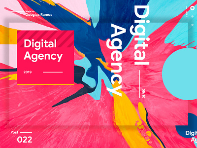 Digital Agency Cover app art branding colors design graphic design presentation presentation design typography ui ux web