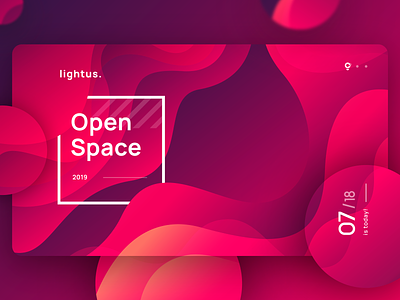 Open Space Cover art colors cover deck design gradient graphic design powerpoint presentation vector