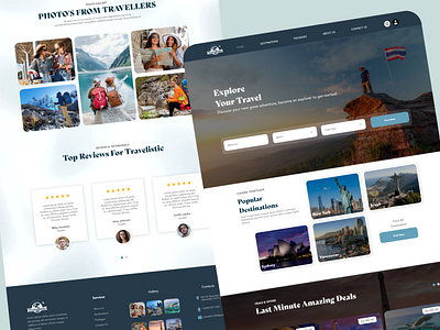 Travelistic Website Design