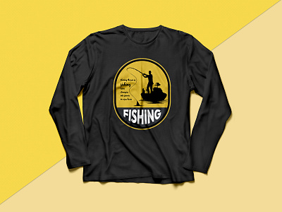 Fishing T-shirt Design typography t shirt