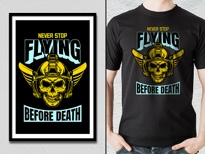 Never Stop Flying T-shirt apparel clothing fashion tshirt tshirtdesign tshirts typography t shirt