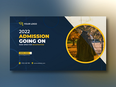 Admission template admission banner admission template art banner branding design graphic design motion graphics new banner new template template ui vector