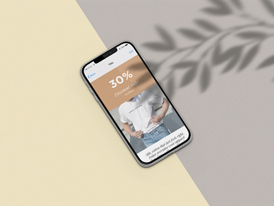 Email campaign mockup brand brand design ecommerce design email design email template graphic design iphone marketing ui ui design ux ui ux design