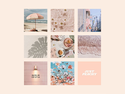 Weekly Moodboard aesthetic art direction beach creative design creative direction design inspiration dreamy mood board moodboard pastel colors photography pink aesthetic
