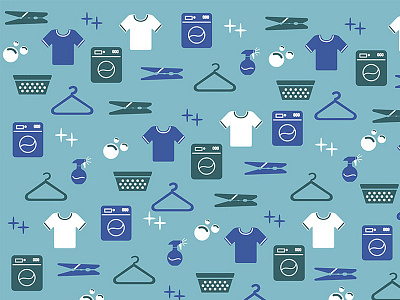 Soap & Water Illustrations II branding icon icons illustration laundry pattern