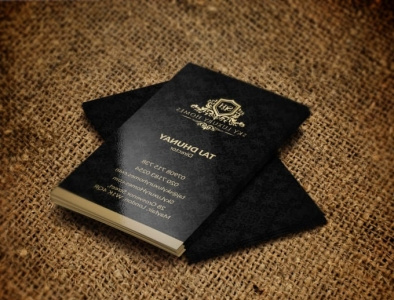 Luxury business card design