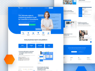 UI UX web template design ui ux