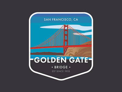 Golden Gate Bridge Badge