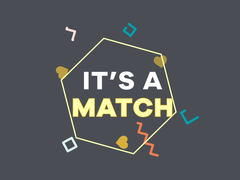 It's a Match - GIPHY sticker