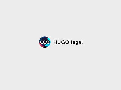 Hugo.legal logo balance branding design feks hugo law legal sakkis