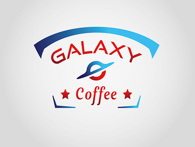Galaxy Coffee graphic design logo