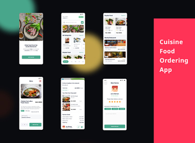 Food Ordering App design ui ux