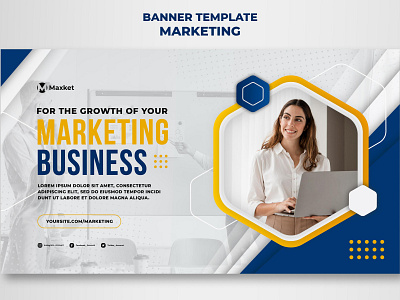 Marketing Banner Template graphic design typography ux