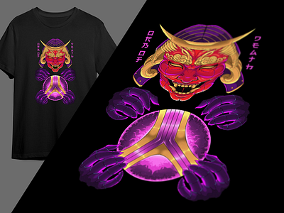 Tee Design "Orb of Death" apparel branding clothing design graphic graphic design illustration merch shirt tshirt