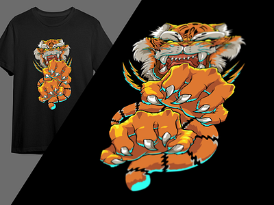 Tee Design "Tiger Claw"