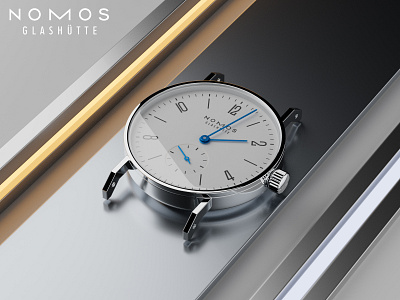 NOMOS TANGENTE 33 blender cgi decition design haute luxury marketing rendering timepiece values visual design visualization watches wristwatch