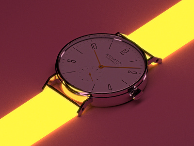 Nomos Tangente #4 3d cad cgi cinema4d colima mexico products render rendering watches