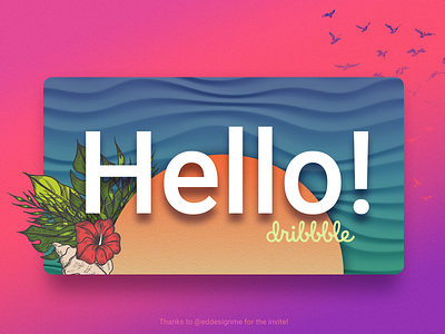 Hello Dribbble!