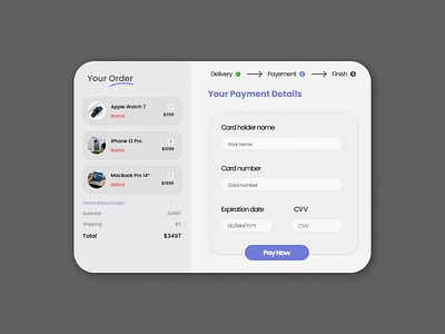 Payment Page #DailyUI