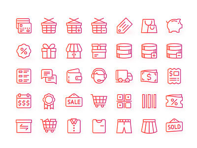 Ecommerce Iconset app ecommerce icon icon a day icon artwork icon pack icons icons design icons pack icons set line material design material icons material kit material ui onlineshop onlinestore symbol symbol design symbol icon