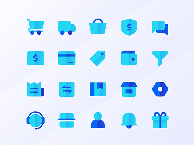 Color Exploration in Flat icons