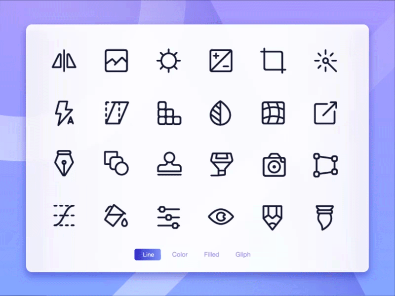 Photo Editor Icons