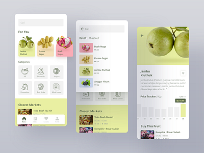 Fruits Market Mobile App Exploration