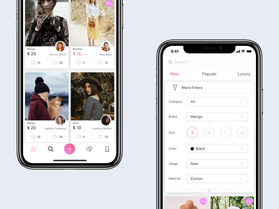 E-commerce UX/UI Design accessories app application create design dress dribbble ecommerce filter flat for womens homepage interface design ios sailing simpledesign styleguide ui ux white bg