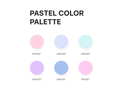 Pastel colors