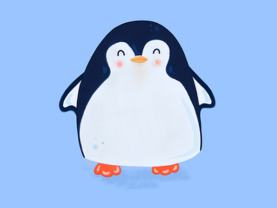 Penguin Avatar avatar avatardesign color design drawingart ipadpro ipadproart penguin procreate procreate 5 procreate art procreateapp sketches website