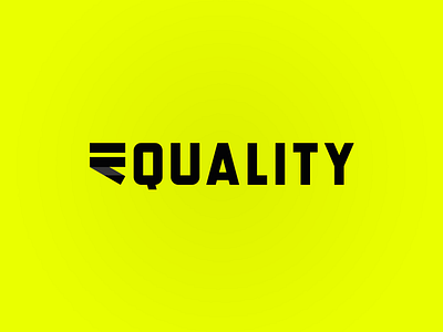 Equality Logo design graphic design logo typography vector