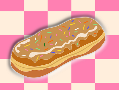 Maple Sprinkles bar design donut food fun illustration maple maple bar sprinkles