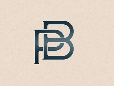 PB - Monogram branding design illustration logo monogram monogram design monogram logo monograms type typography vector
