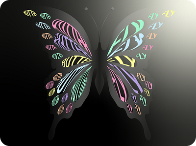 Mariposa design illustration vector