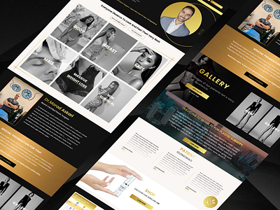 REVIVE Plastic-Surgery Web branding design ixui logo new ui ux web web design web design