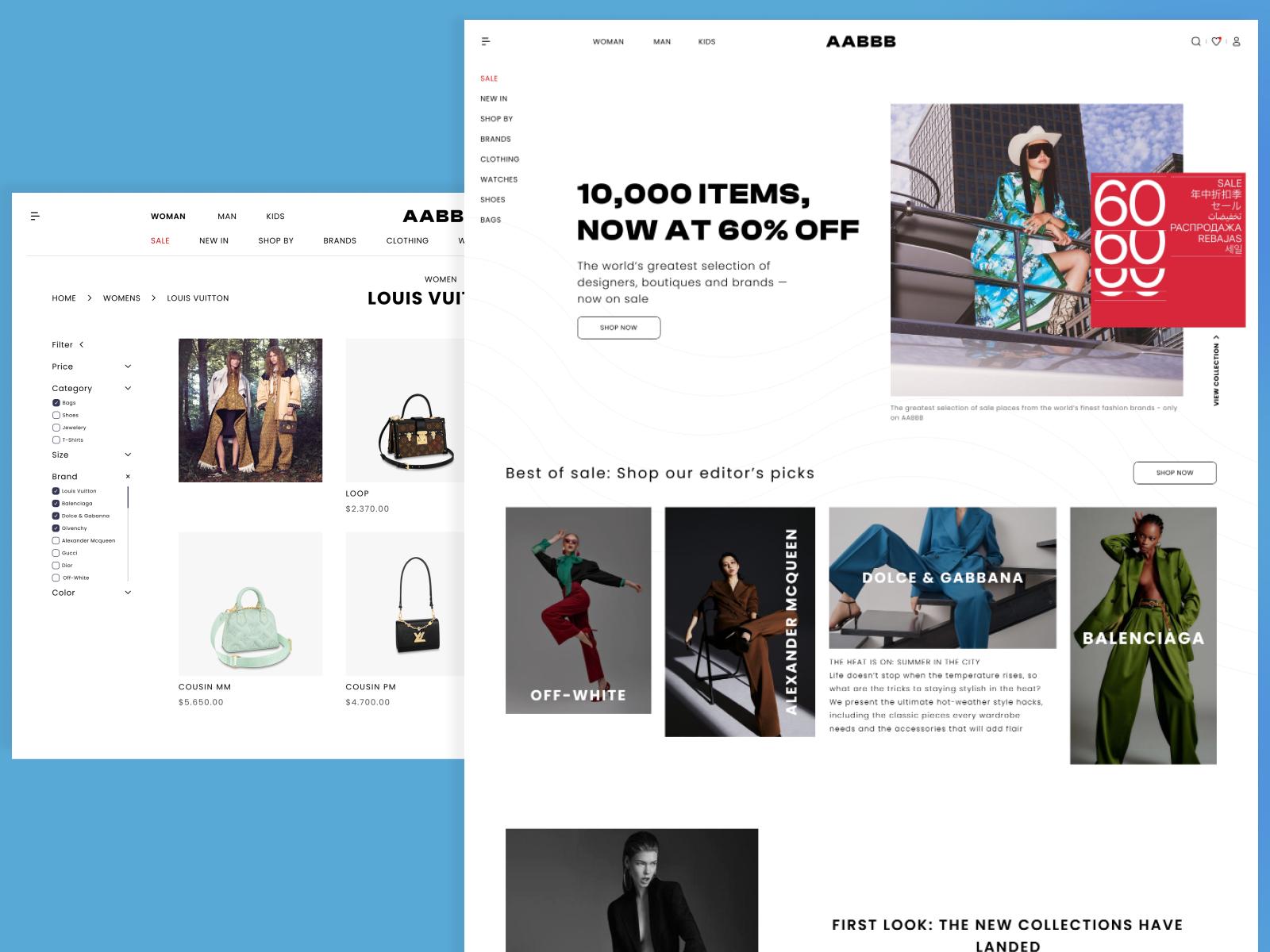 AABBB - Online Fashion Store UI. by Rezo Abaishvili on Dribbble