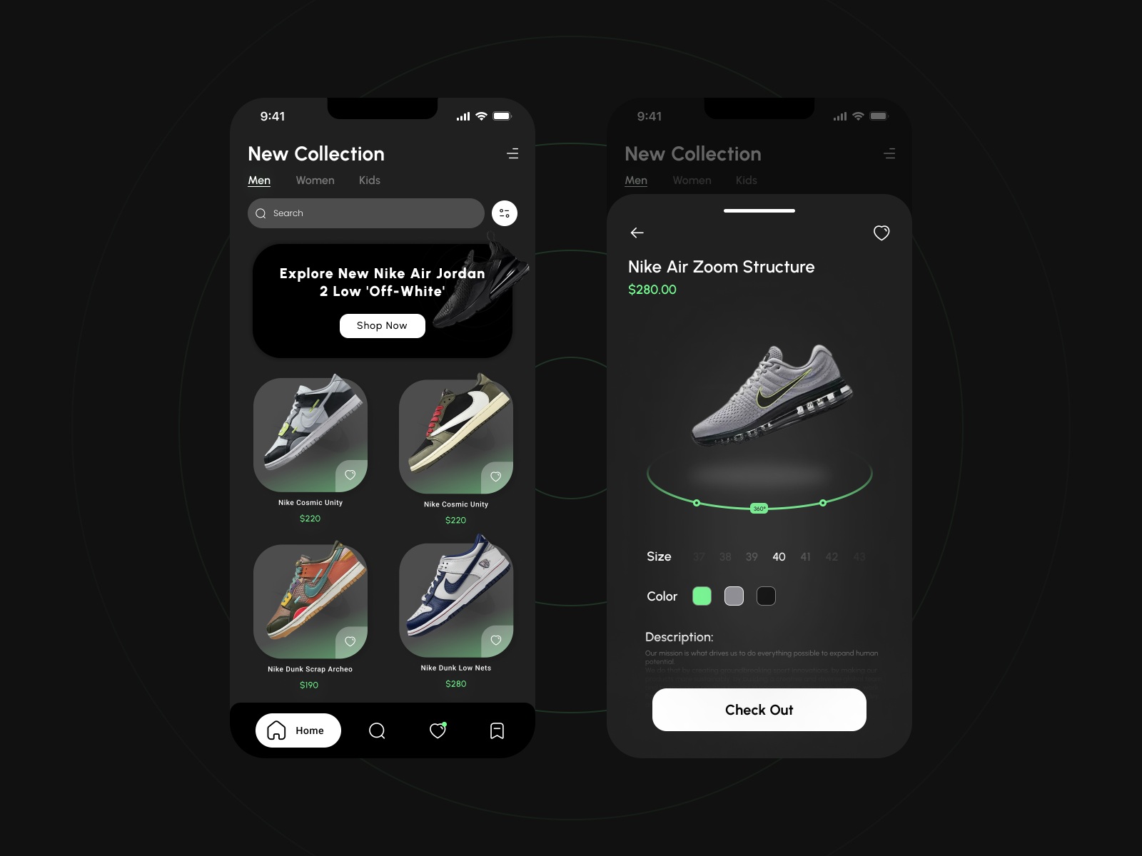 E-commerce App UI by Rezo Abaishvili on Dribbble