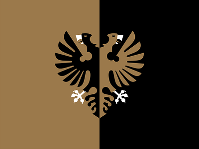 Rugby Shirts - Part 1 badge black eagle flag german germany gold illustration logo logomark minimal sheild simple talon