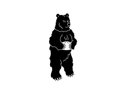 Black Bear Atlanta - Logo Progression atlanta bear blackbear branding bread design digital georgia illustration logo logomark logos minimal simple vector