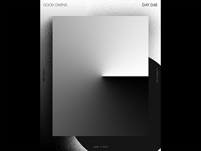June 17 2018 a poster every day black and white design gradient graphic graphic design illustrator photoshop poster poster challenge